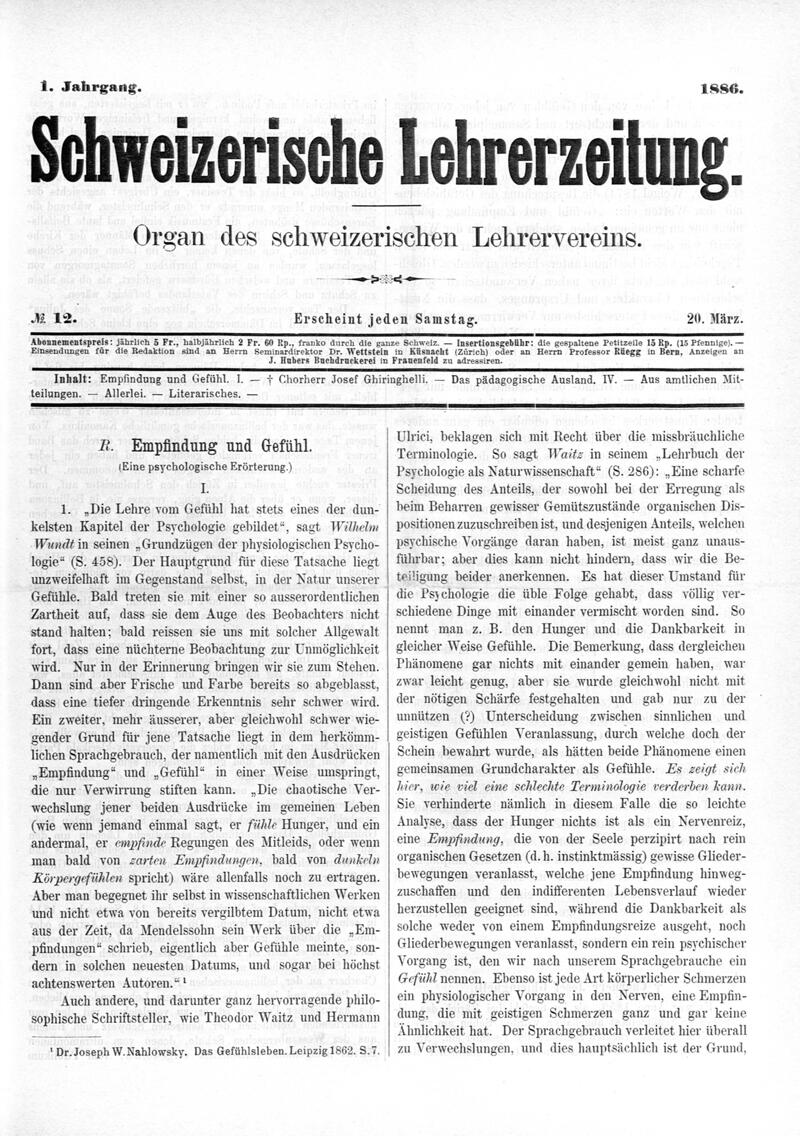 Buchumschlag - Heft 12