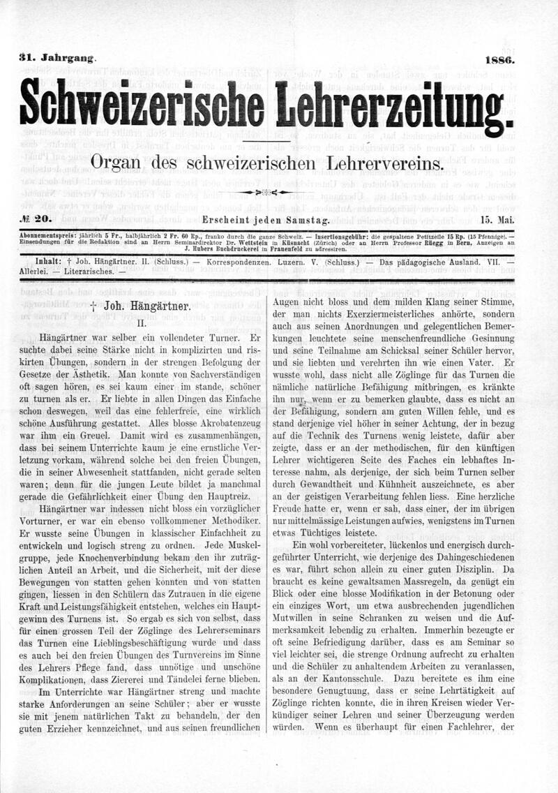 Buchumschlag - Heft 20