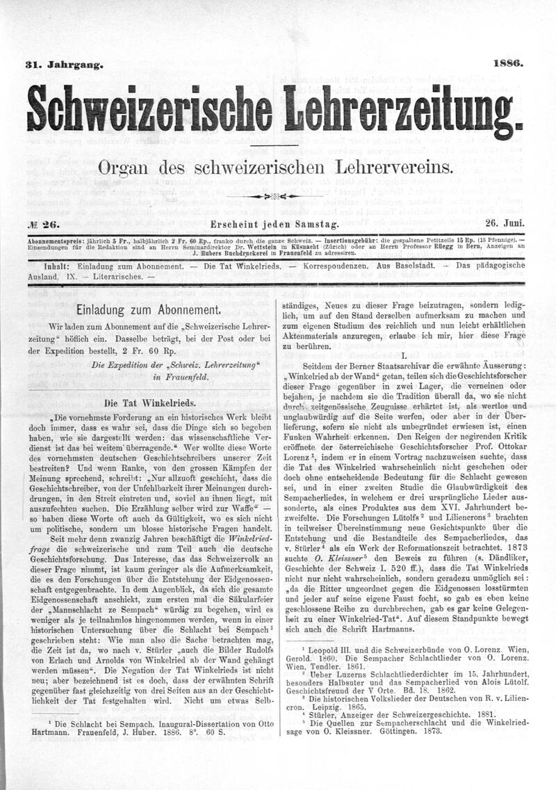 Buchumschlag - Heft 26