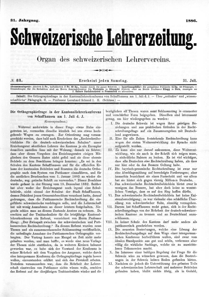 Buchumschlag - Heft 31