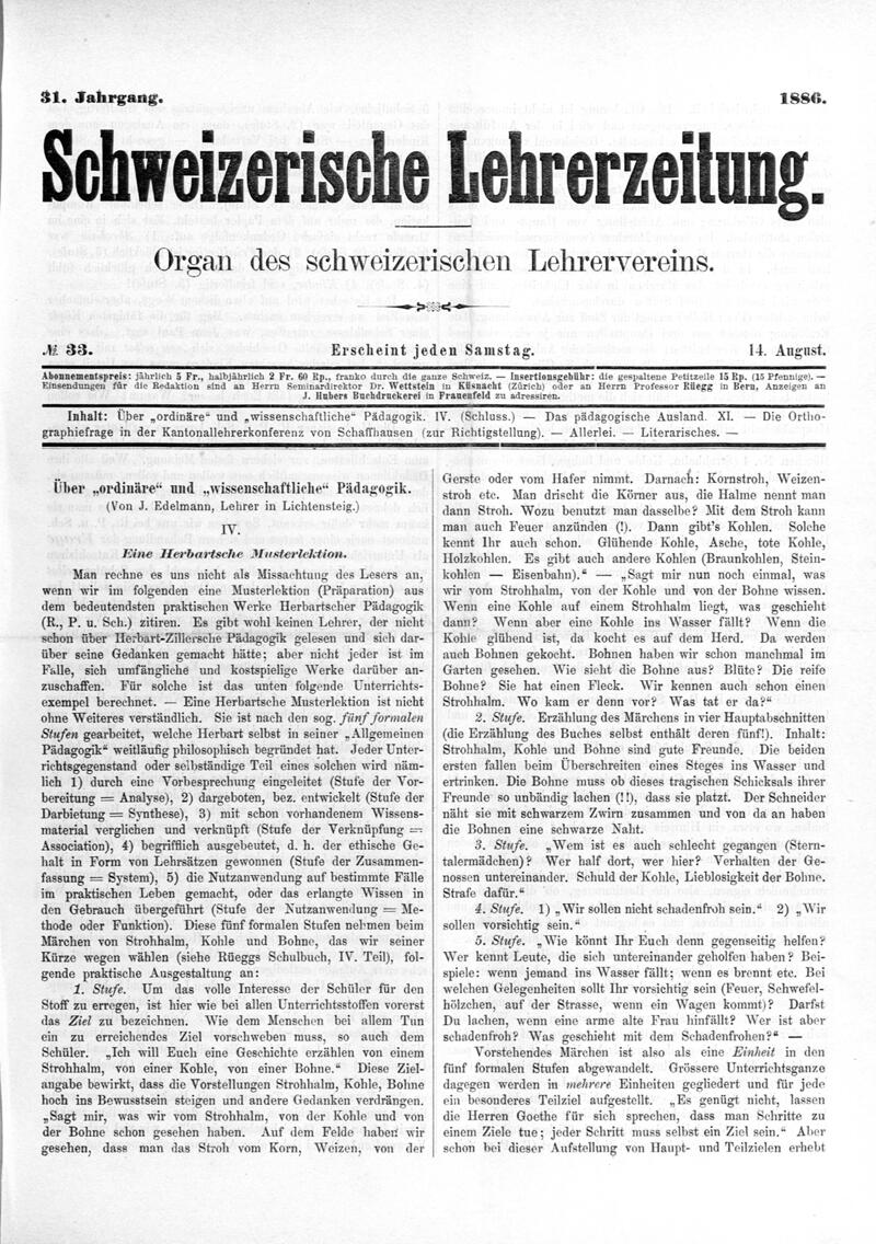 Buchumschlag - Heft 33