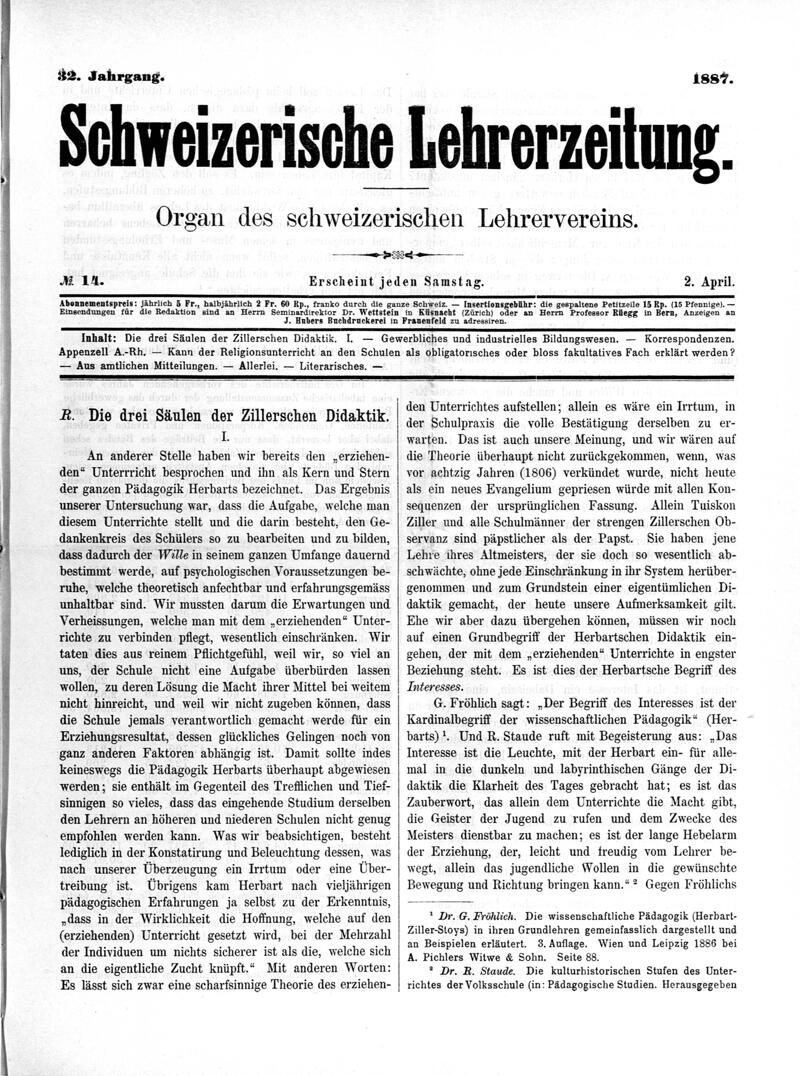 Buchumschlag - Heft 14