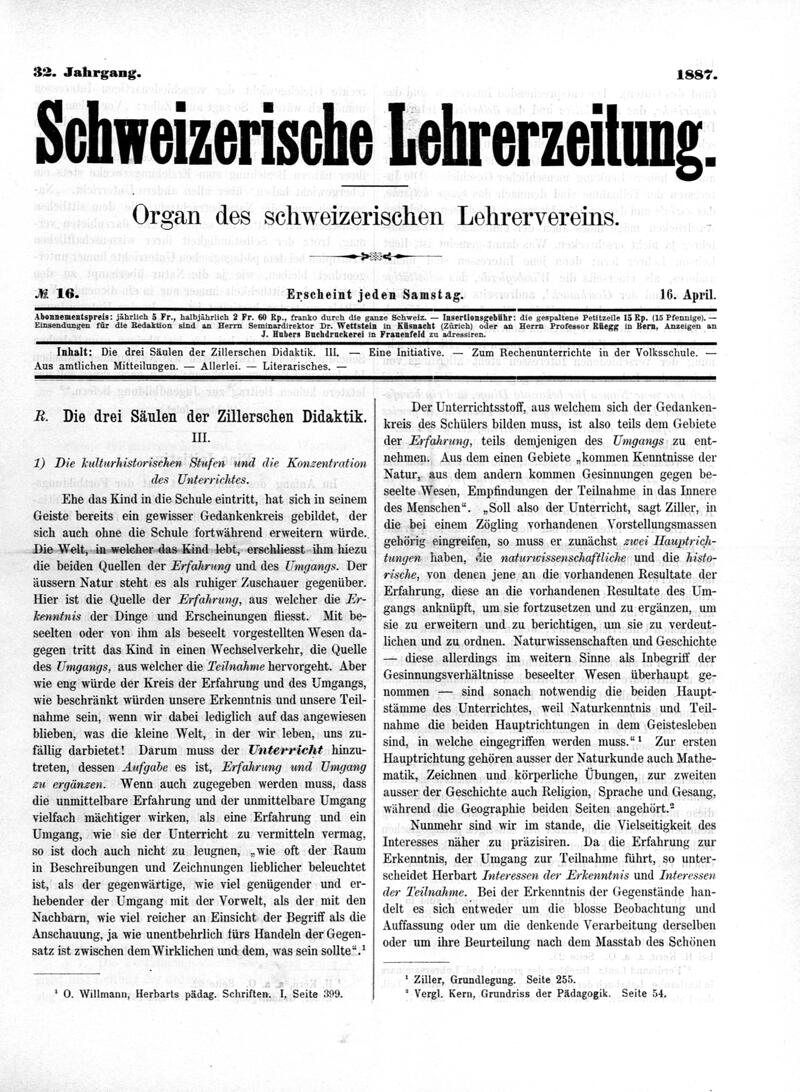 Buchumschlag - Heft 16