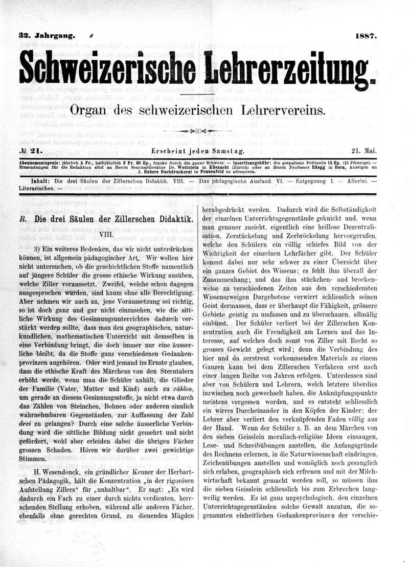 Buchumschlag - Heft 21