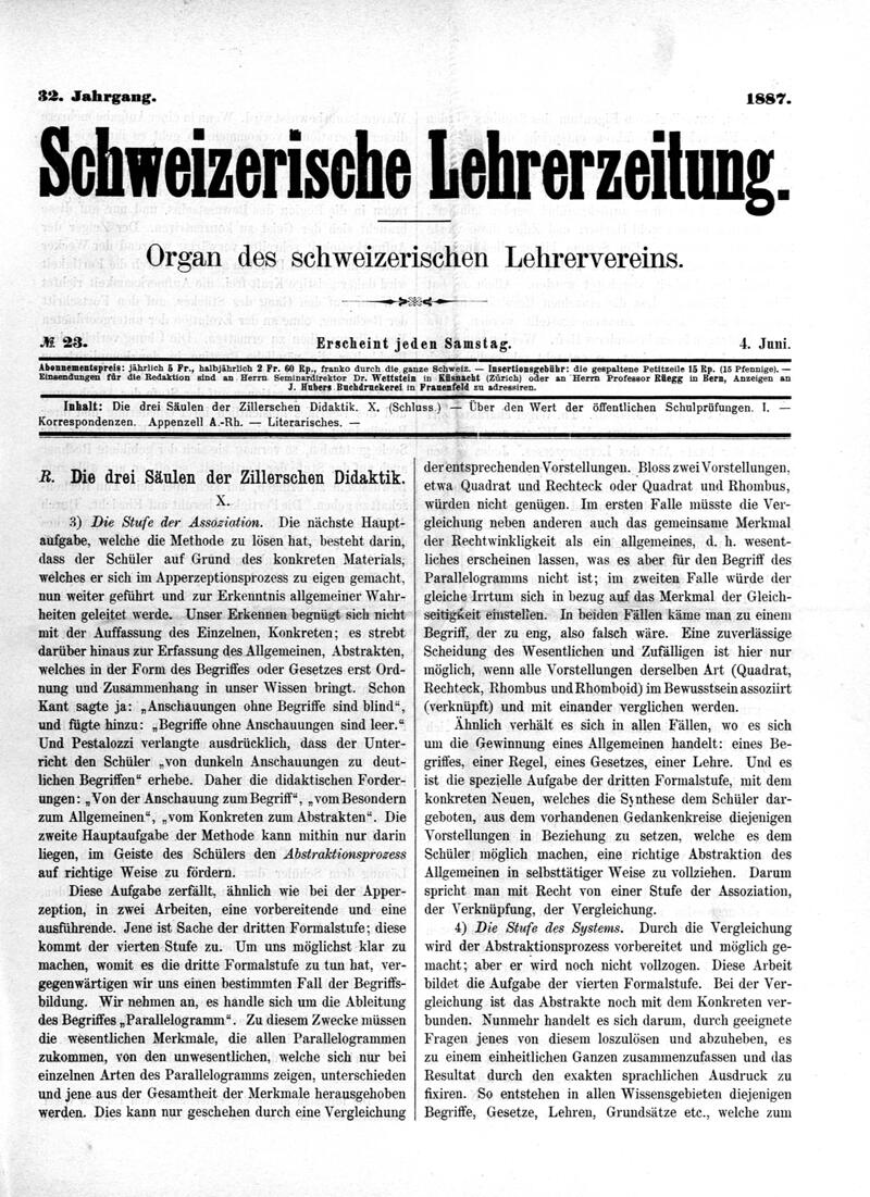 Buchumschlag - Heft 23