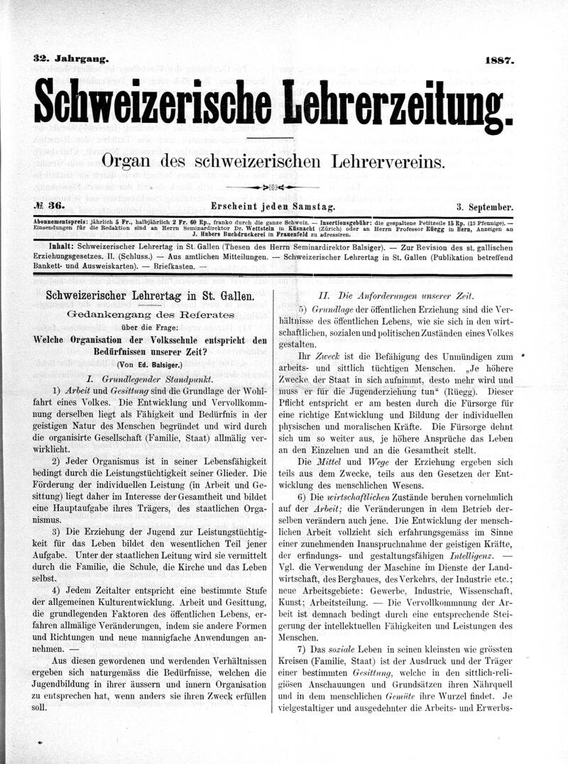 Buchumschlag - Heft 36