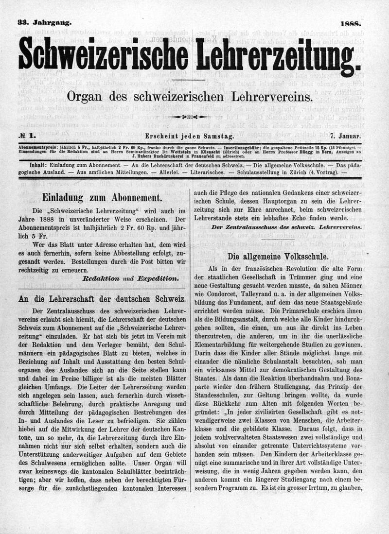 Buchumschlag - Heft 1