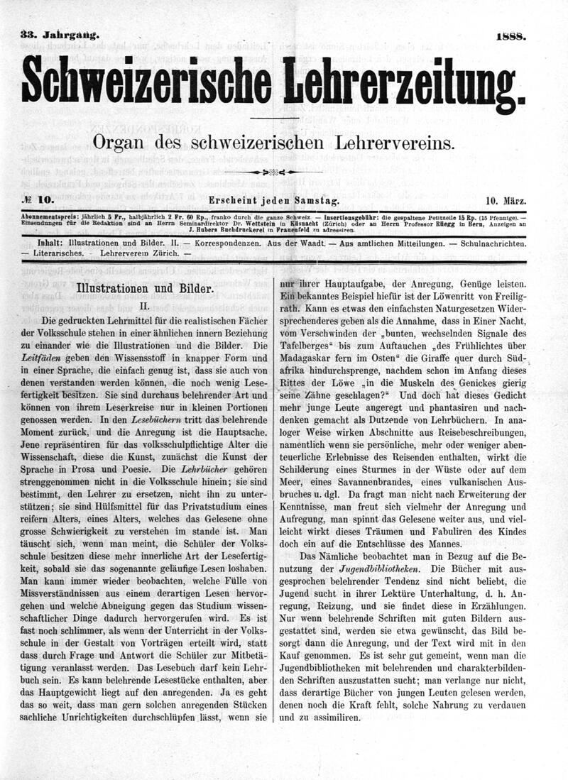 Buchumschlag - Heft 10