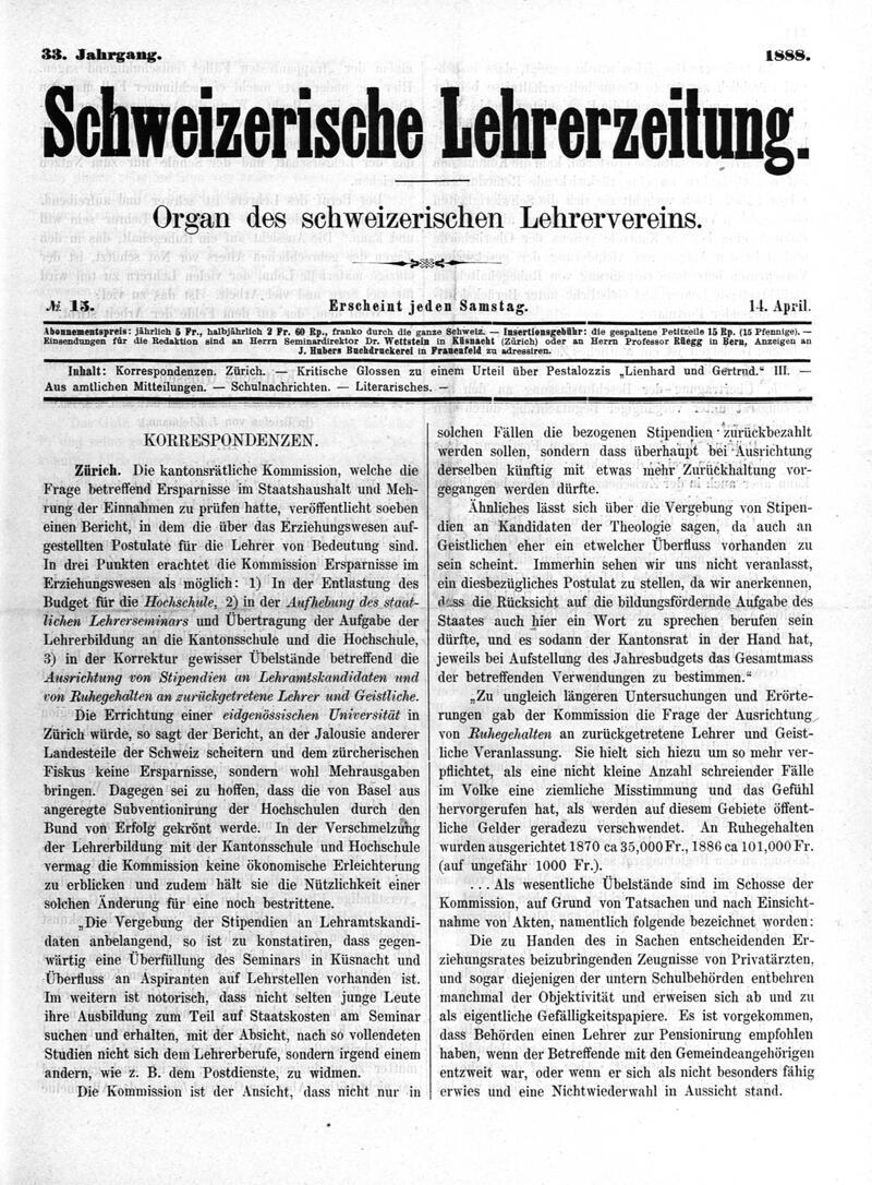 Buchumschlag - Heft 15