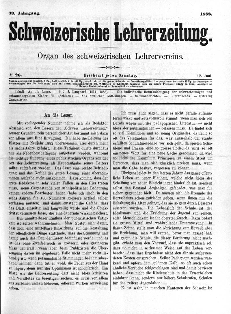 Buchumschlag - Heft 26