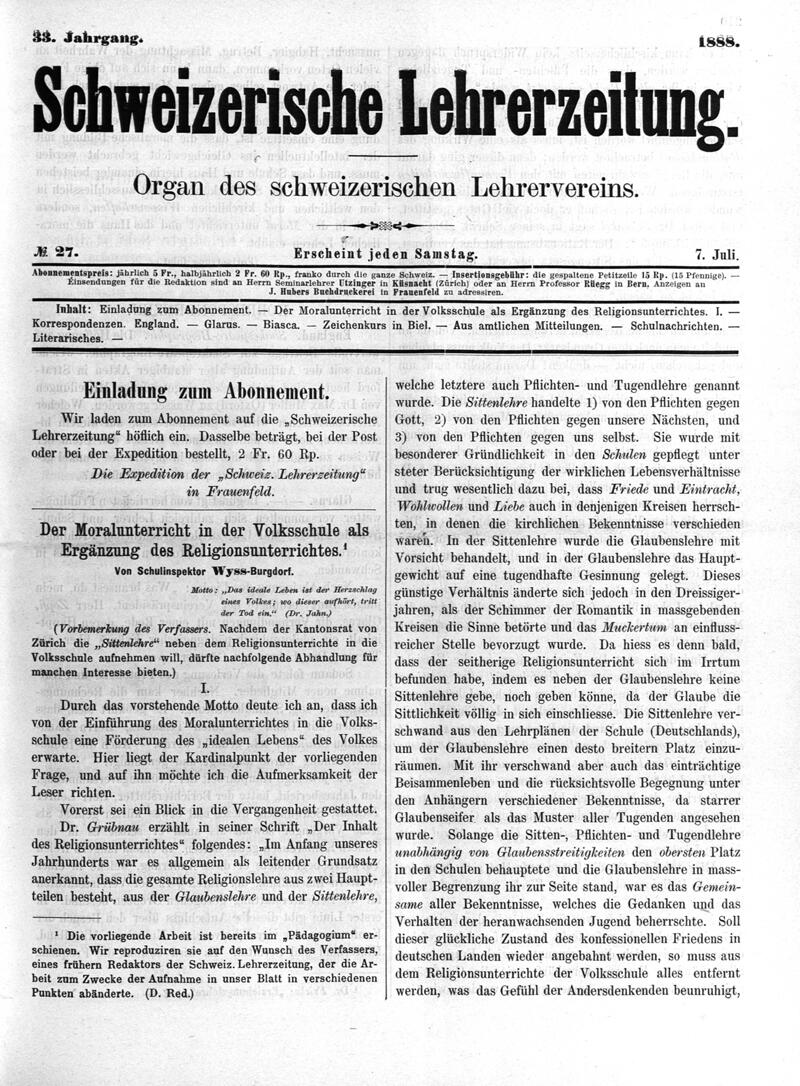 Buchumschlag - Heft 27