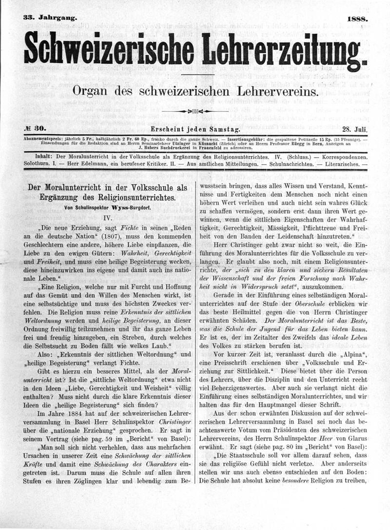 Buchumschlag - Heft 30