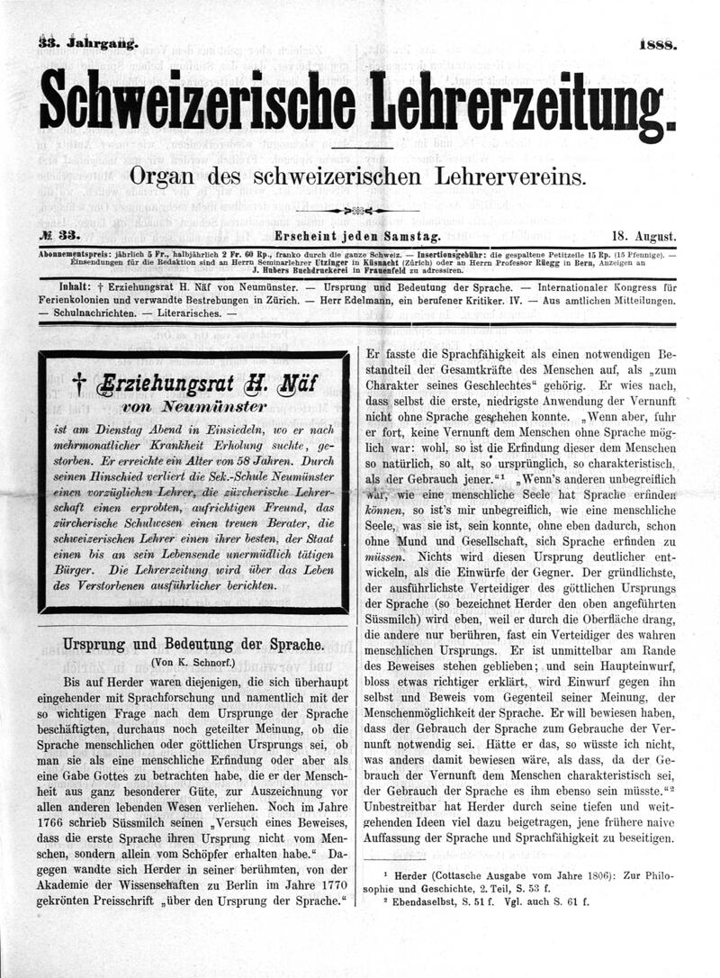 Buchumschlag - Heft 33