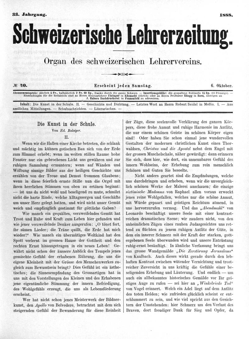 Buchumschlag - Heft 40