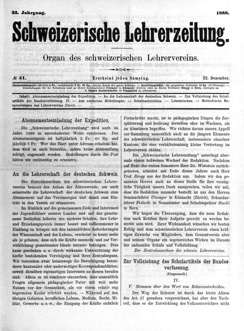 Buchumschlag - Heft 51