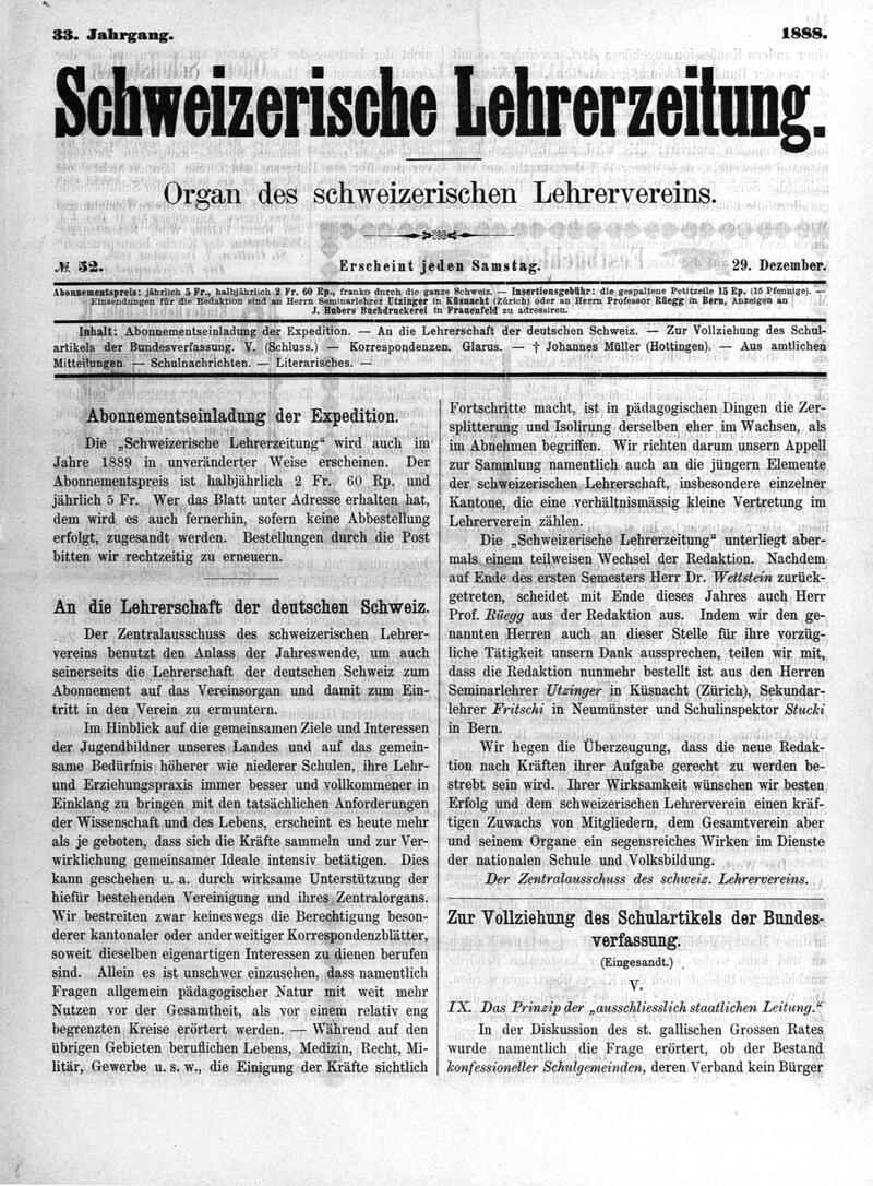 Buchumschlag - Heft 52