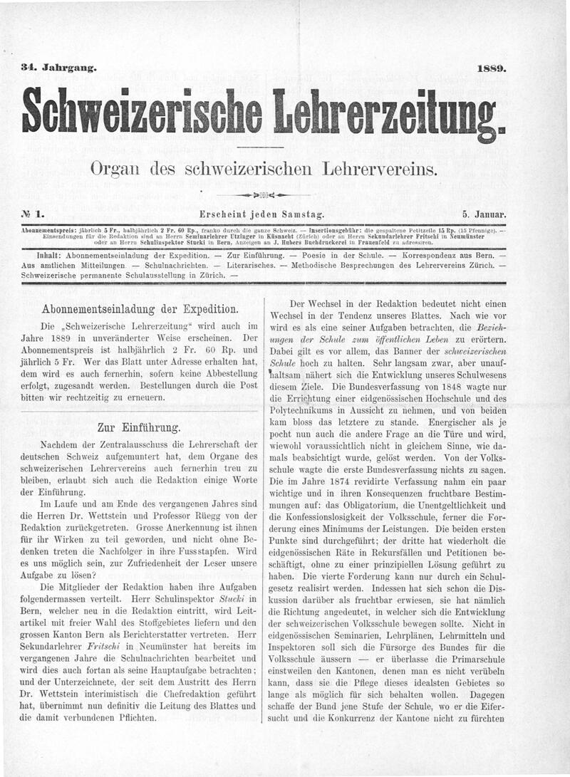 Buchumschlag - Heft 1