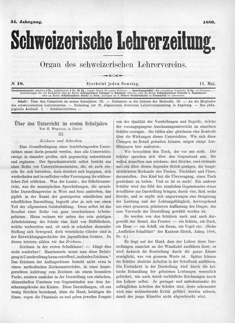 Buchumschlag - Heft 19