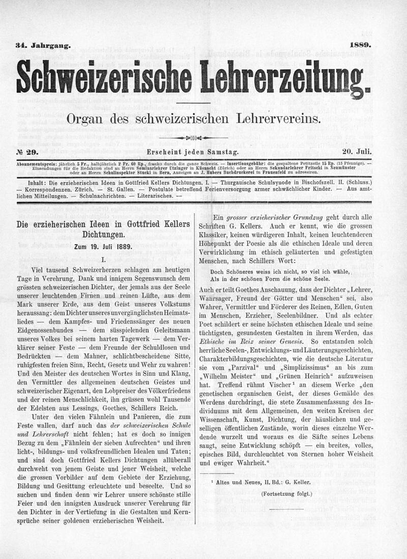 Buchumschlag - Heft 29