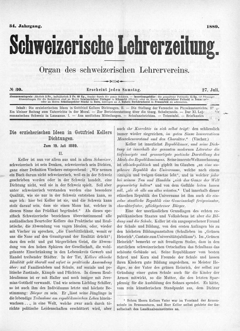 Buchumschlag - Heft 30