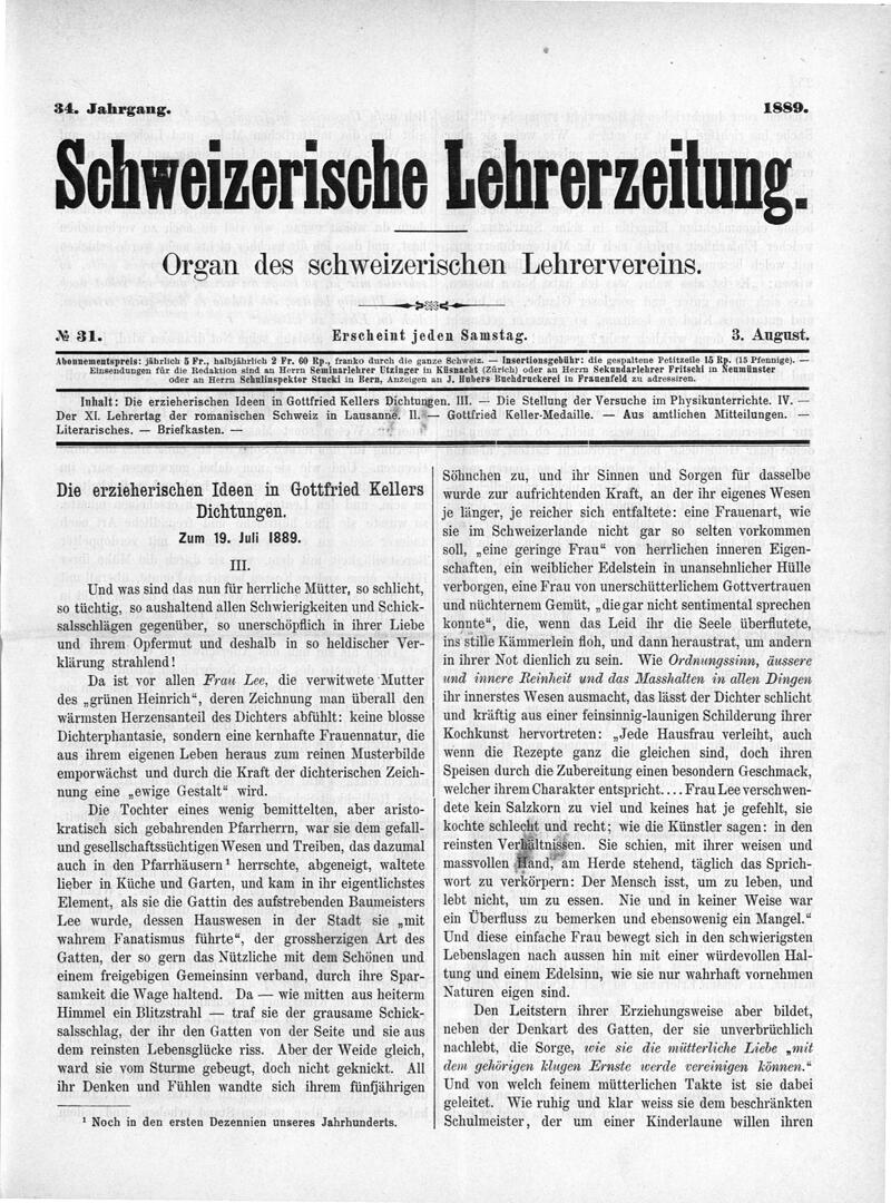 Buchumschlag - Heft 31