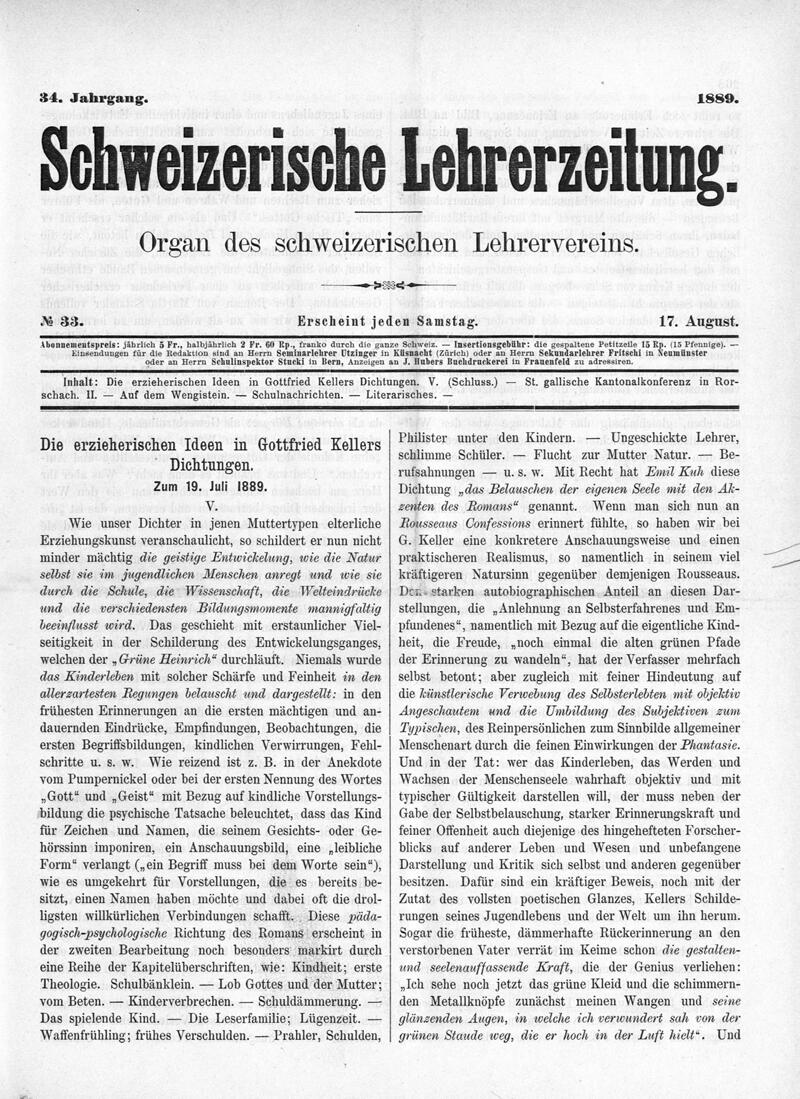 Buchumschlag - Heft 33