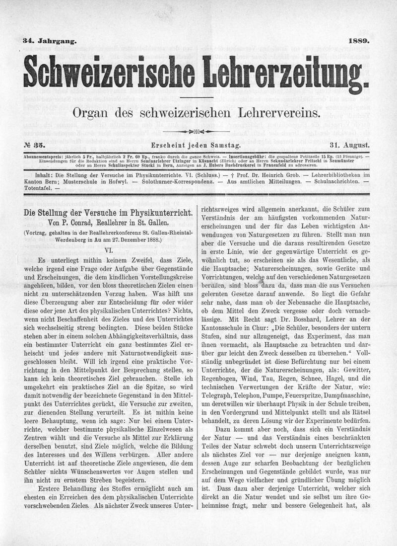 Buchumschlag - Heft 35