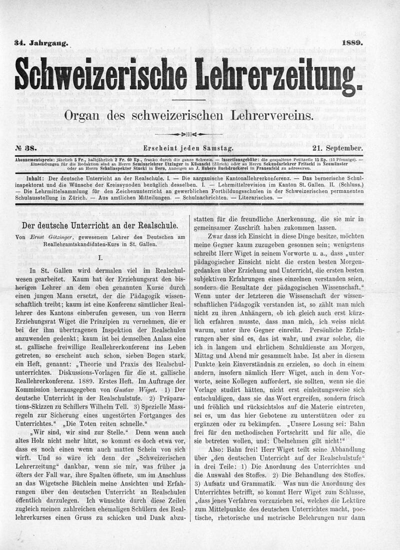 Buchumschlag - Heft 38