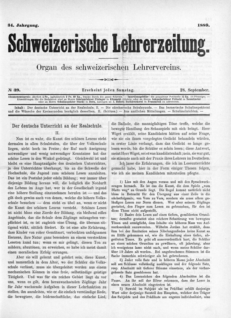 Buchumschlag - Heft 39