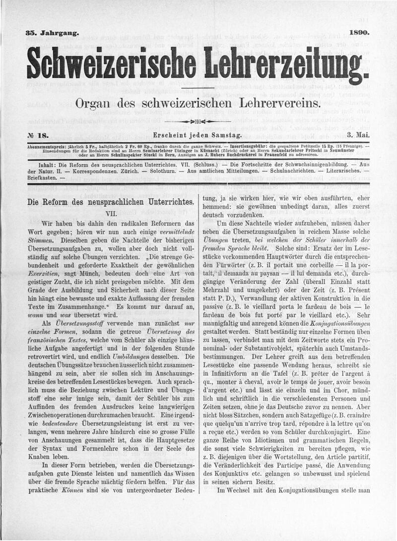 Buchumschlag - Heft 18