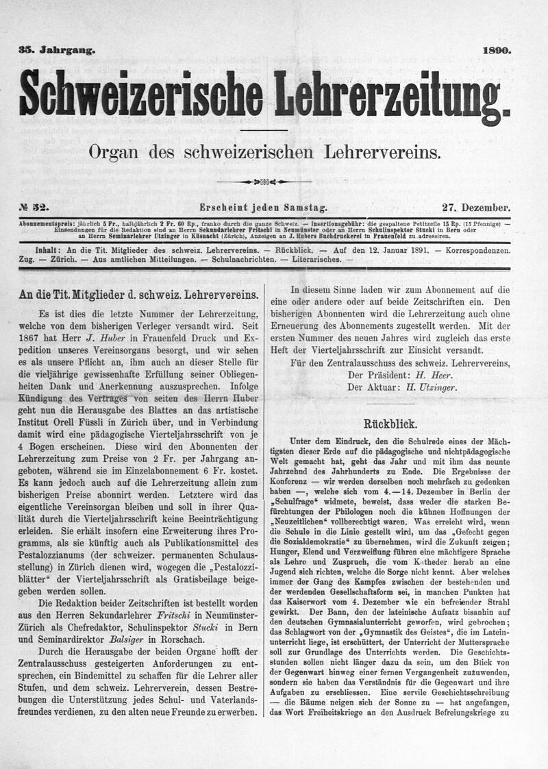 Buchumschlag - Heft 52