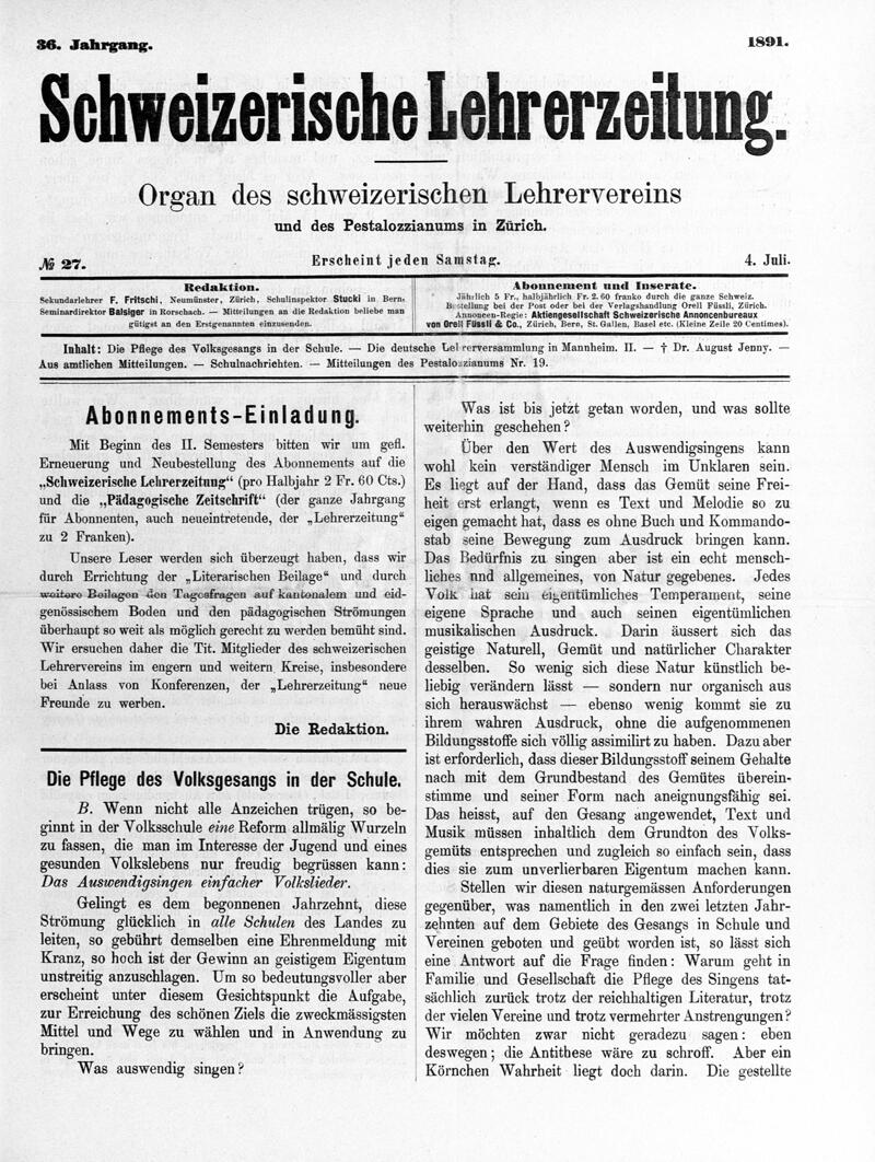 Buchumschlag - Heft 27