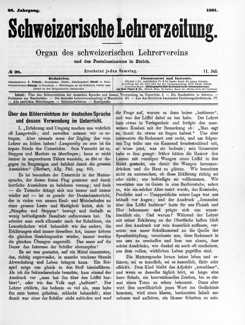 Buchumschlag - Heft 28