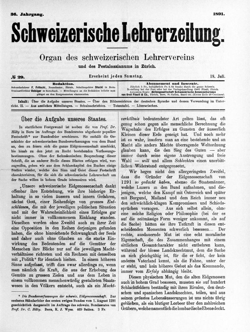 Buchumschlag - Heft 29