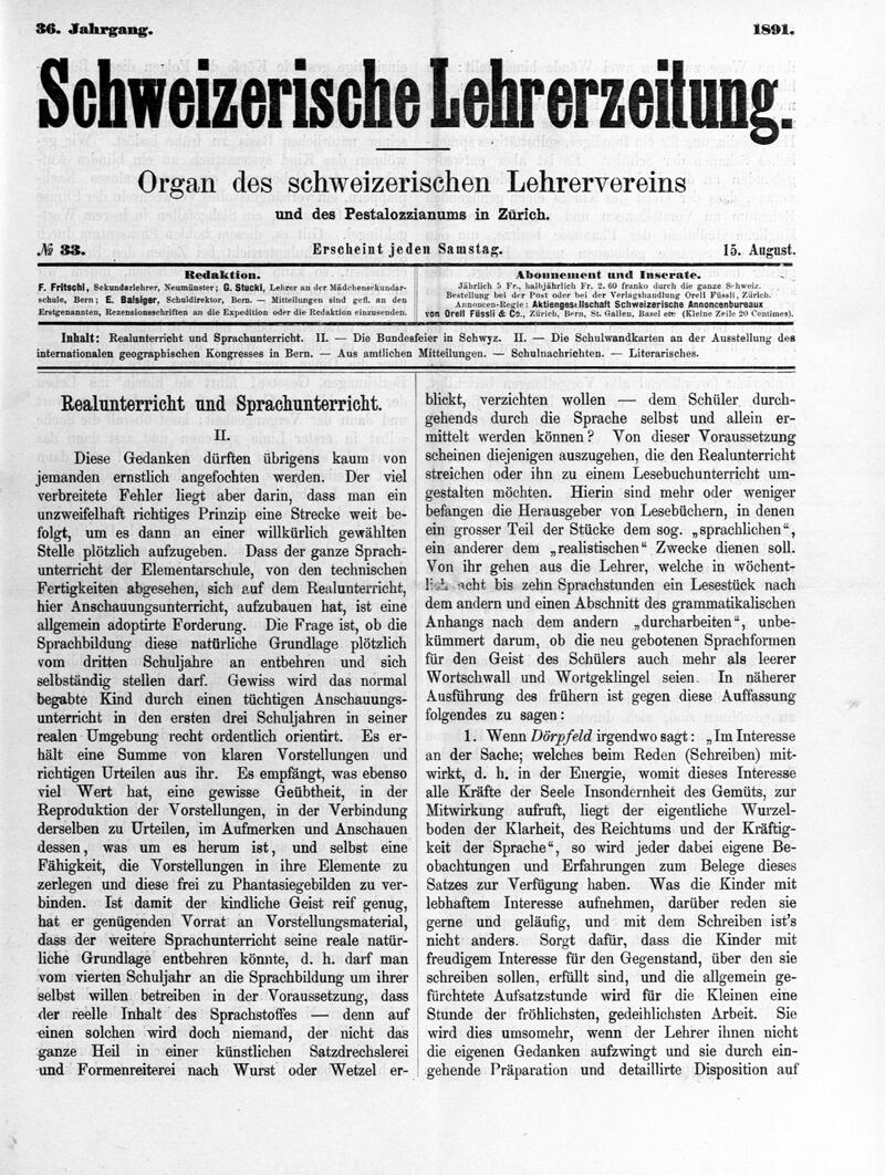 Buchumschlag - Heft 33