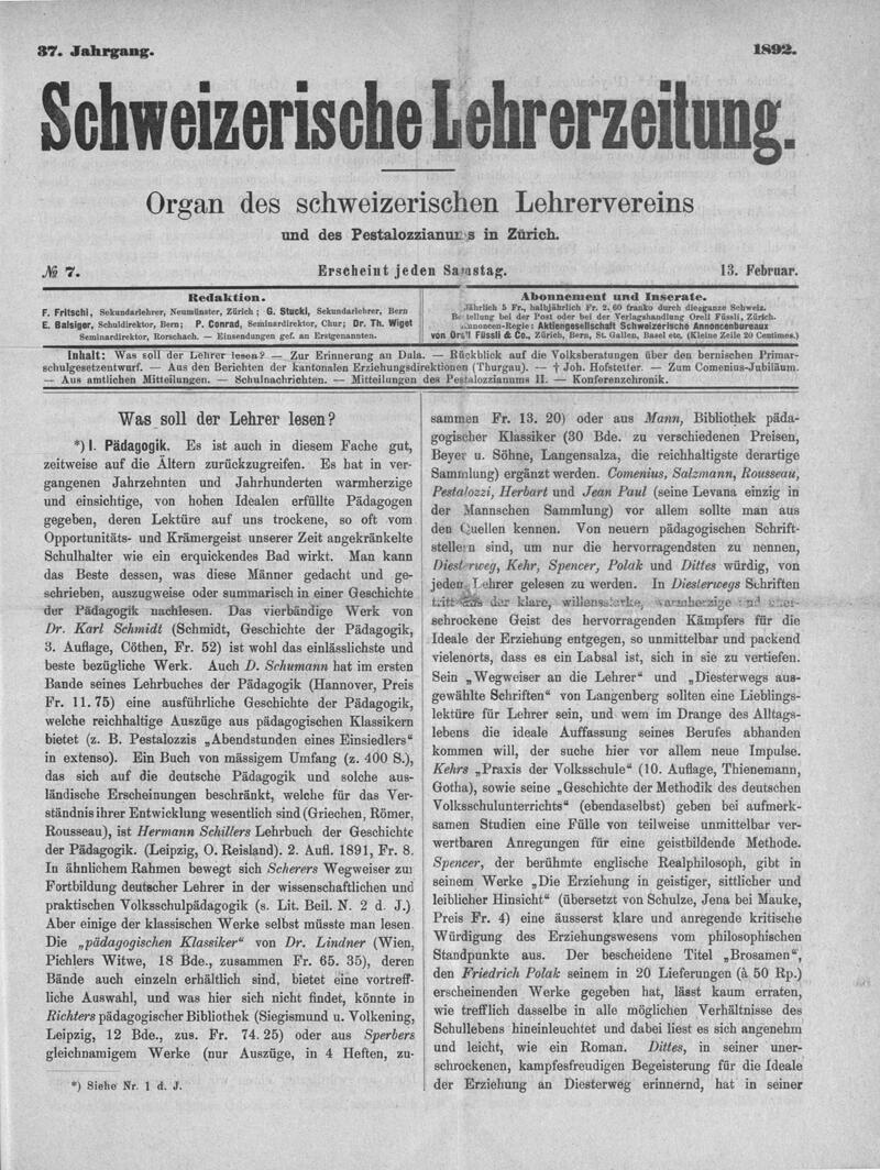 Buchumschlag - Heft 7