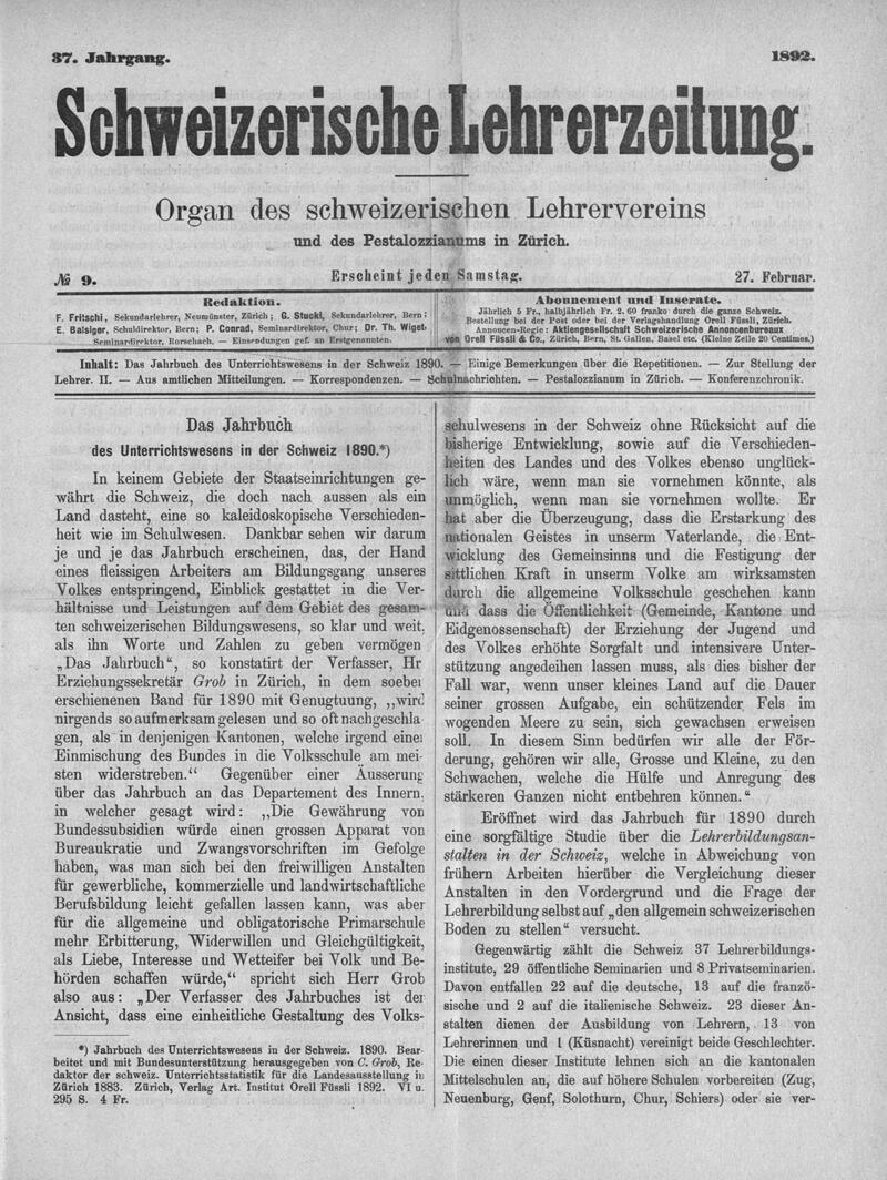 Buchumschlag - Heft 9