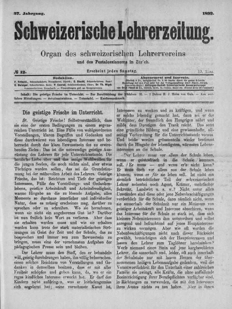 Buchumschlag - Heft 12