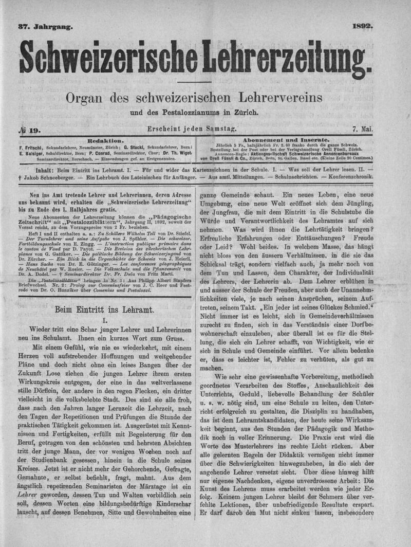 Buchumschlag - Heft 19