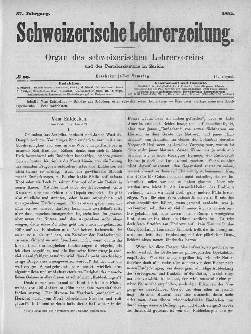 Buchumschlag - Heft 33