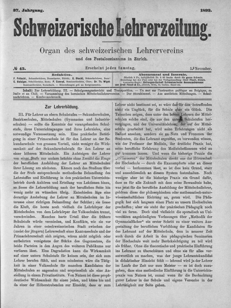 Buchumschlag - Heft 45