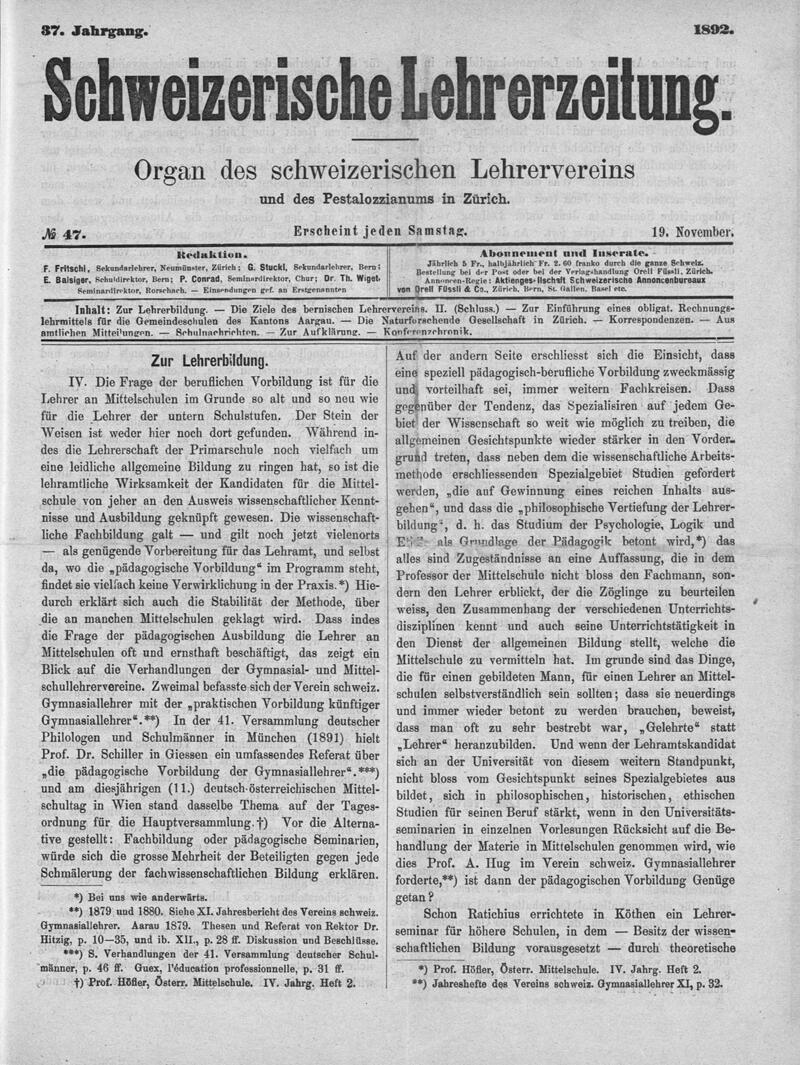 Buchumschlag - Heft 47