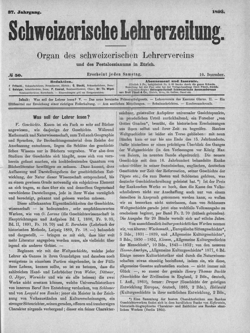 Buchumschlag - Heft 50