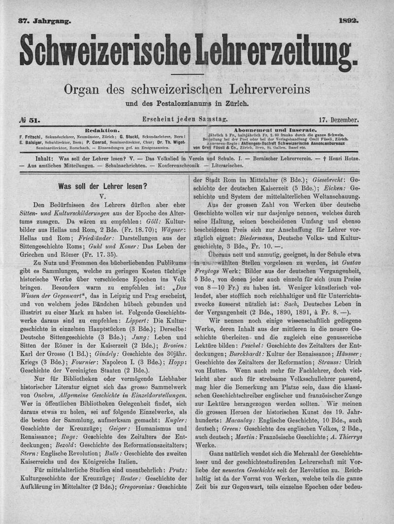 Buchumschlag - Heft 51