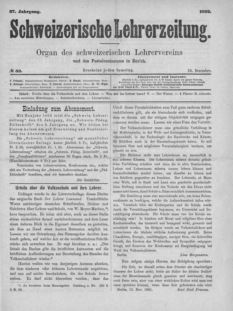 Buchumschlag - Heft 52