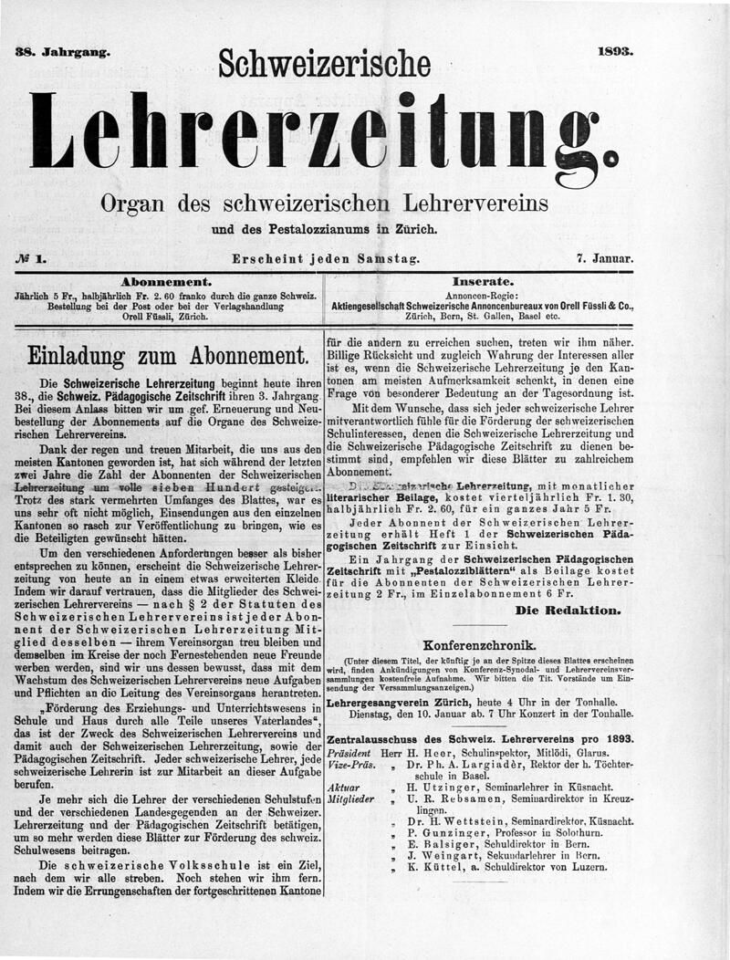 Buchumschlag - Heft 1