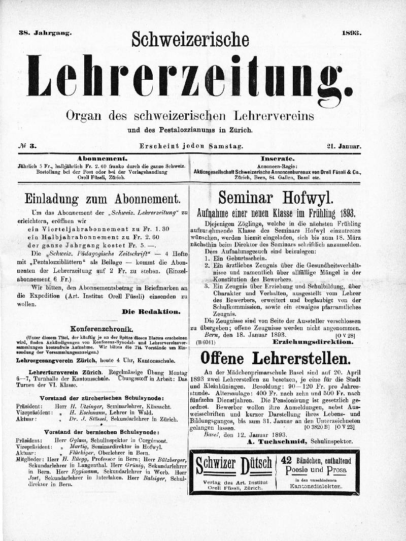 Buchumschlag - Heft 3