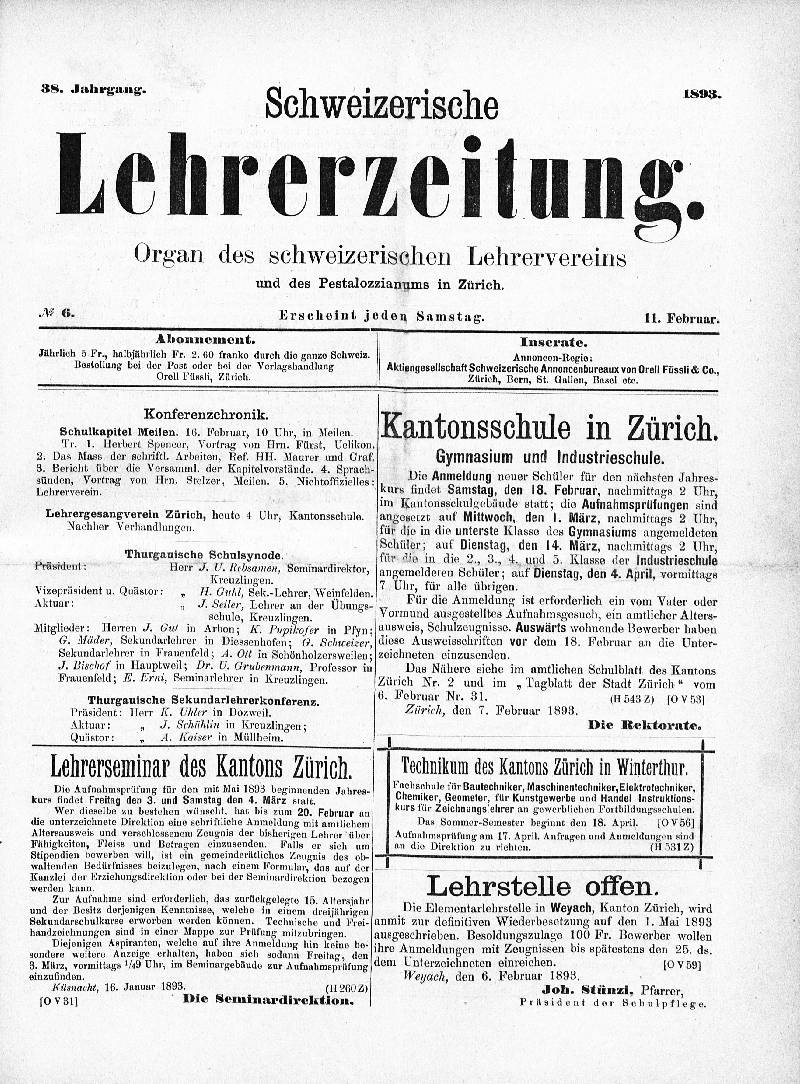 Buchumschlag - Heft 6