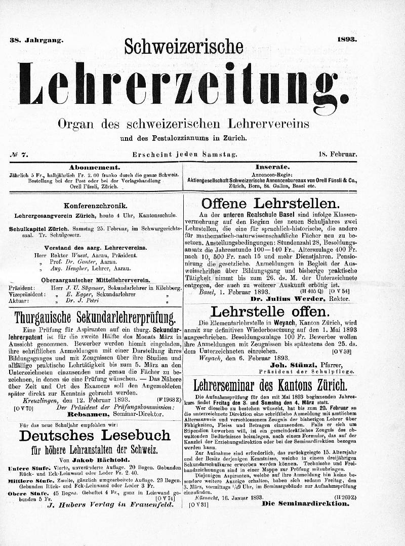 Buchumschlag - Heft 7