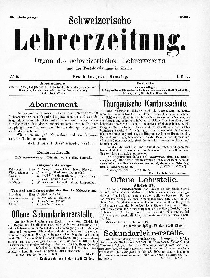 Buchumschlag - Heft 9